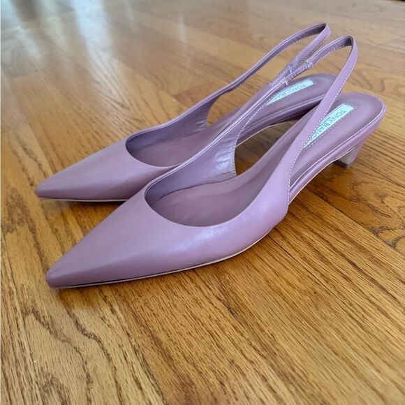 Tony Bianco Blush Pink Slingback Heels | Size 7.5 | Pointed Toe - Picture 7 of 8